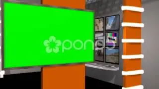 News Studio - Virtual Studio - Green Screen