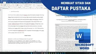 Tutorial Membuat Daftar Pustaka di Microsoft Word