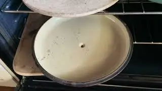 Yes, you can clean enameled cast iron and pizza stones in your oven’s self-clean cycle.