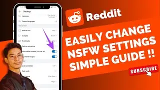 How to Change NSFW Settings on Reddit !