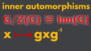 Abstract Algebra | The inner automorphisms of a group.