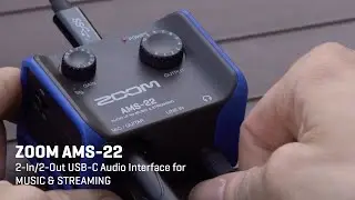 Zoom AMS 22 Audio Interface for Music & Streaming