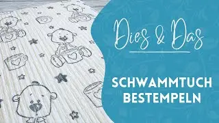 Schwammtuch bestempeln