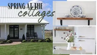 Cottage Style Spring Decor ~ Spring Cottage Refresh ~ Olde Orchard Cottages Tour~Spring Cottage Tour