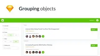 Sketch App: How to group and ungroup objects