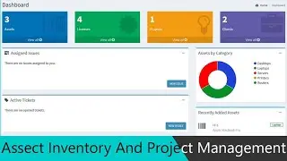 Asset Inventory And Project Management System in PHP MySQL