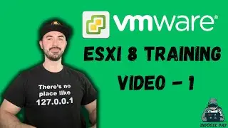 VMWare vSphere ESXi 8 Installation Step by Step - VCP8-DCV 2023 - 2024 | Video 1