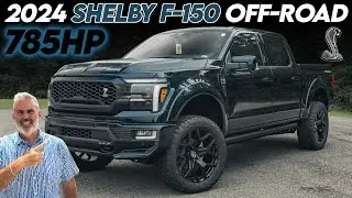 Unleashing the Beast: 2024 Shelby F-150 Off-Road with 785HP in Antimatter Blue!