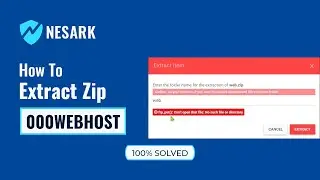 Can’t open that file No such file or directory | Cant open zip file in 000webhost | Nesark