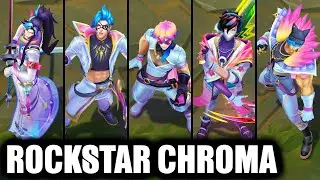 All Heartsteel Skins Exclusive Rockstar Event Chromas (League of Legends)