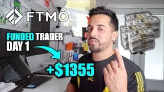 DAY 1 - 200K FTMO Funded Trader Account - Live Trades Review