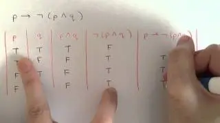 Truth Table Tutorial - Discrete Mathematics Logic