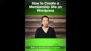 #Shorts - How to Create a Membership Site on WordPress