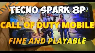 Call of Duty Mobile in Tecno Spark 8P (Hand Cam)