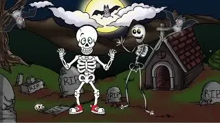 💀☠️ Las Calaveras Salen de Su Tumba Chumbala Cachumbala 💀☠️ - Canciones Infantiles de Halloween