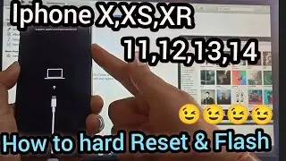 IphoneX,11,12,13,How to Flash & Reset with ITunes Step By step