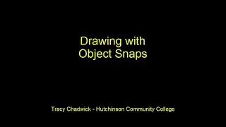 Using Object Snaps in AutoCAD