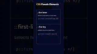 CSS Pseudo Elements: A Visual Guide #css #learnhtml5andcss3 #webdesign #webdevelopment #programming