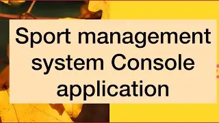 Sport hour management system in java || java console application sport management system with code