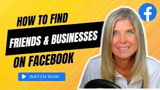 How To Find Friends & Businesses on Facebook 🔍