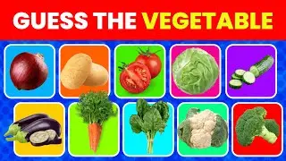 Guess The Vegetable Quiz | 🍅 How Well Do You Know Your Veggies?🥒