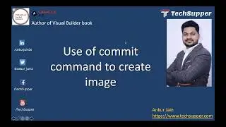 Commit command to create docker image