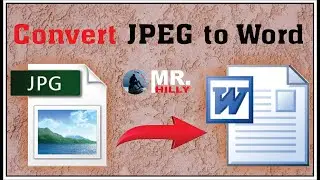 How to Convert Image to Word Document | Convert Image to Editable Text | Convert Scanned PDF MS Word