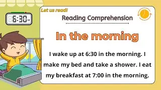 GRADE 1-3 Reading Comprehension Practice I My Day (TIME) I  Let Us Read! I with Teacher Jake