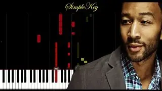 John Legend - Love Me Now PIANO TUTORIAL Cover (Synthesia)