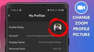 How to Change Zoom Profile Picture | Change Zoom Profile Picture Android & iOS | Zoom Meeting