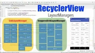 RecyclerView - Part 6, LayoutManagers