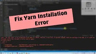 How to fix the Yarn Installation Error The term yarn is  not recognized as the  name  of a cmdlet