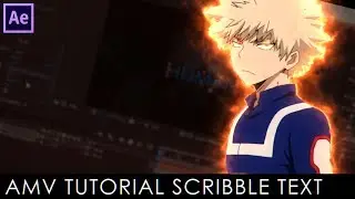 After Effects Tutorial AMV - Scribble Text