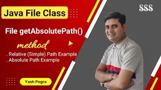 getAbsolutePath() method in java | How to get absolute path in java | What is absolute path in Java