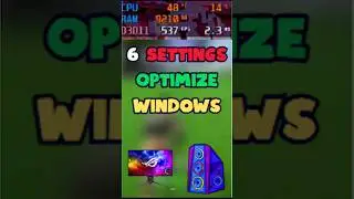 6 Settings to Optimize Your PC 🖥 💥🤯 #viral #ytshorts #shorts #pc