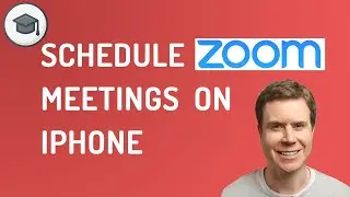 How to schedule a meeting in Zoom on iPhone