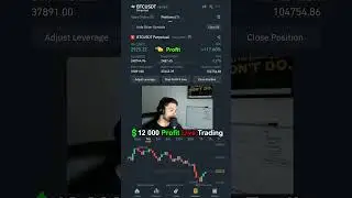 12 000💲Profit Live Trading on Binance Crypto Futures #shorts #crypto #trading #bitcoin #btc #profit