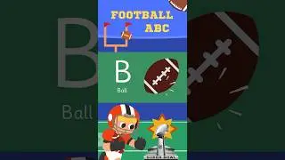 Super Bowl ABC 🏈🎉 - American Football alphabet 