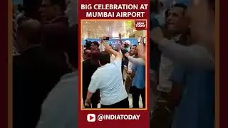 Massive Celebrations Outside Mumbai Airport After Team India Lifts Up T20 World Cup Trophy