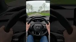 Skoda Enyaq Coupé 2023 acceleration 0-100 | iV 80x Eco mode | 266 hp AWD