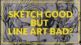 How to transition from Sketch to Line Art