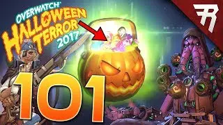 RIGGED?! 100 Overwatch Loot Box Opening - EVERY Halloween Terror Skin!