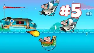 Камикадзе. 5 серия на MaxJunior. Котики против свинок | Cats vs Pigs:Battle Arena.Прохождение игры.