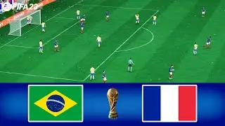 FIFA 23 | BRAZIL vs FRANCE - FIFA WORLD CUP FINAL - FULL MATCH | GAMEPLAY PC