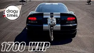 1700 WHP Dodge Viper SRT V10 TWIN TURBO | Acceleration from 0-362 Km/h (225 mph)