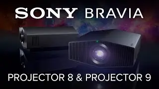 NEW Sony BRAVIA Projector 8 & Projector 9: BRIGHTER & Better Images! + new features! 📽️