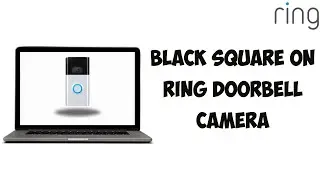 Black Square On Ring Doorbell Camera - Fixed