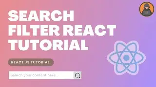 Search Filter React Tutorial - Search Bar in React