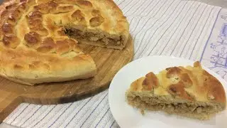 Пирог с капустой и яйцом. Очень вкусный и простой рецепт! Универсальное тесто для пирогов.