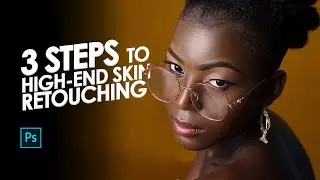 The three steps to high end skin retouching || Frequency Separation photoshop